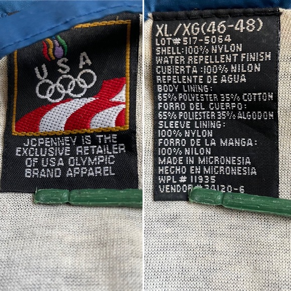 Vintage 90s Olympics windbreaker zip up jacket - Picture 10 of 16
